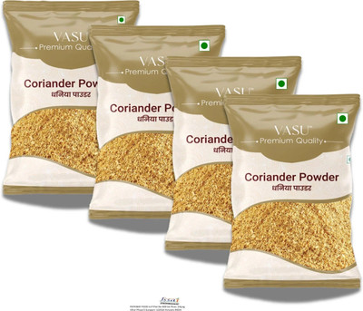 VASU Aromatic Coriander Powder Ground Dhaniya for Indian Cooking 100g Pack of 4(4 x 100 g)