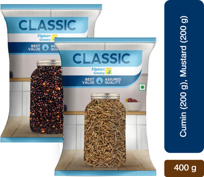 Flipkart Supermart Classic Cumin, Mustard/Rai(2 x 200 g)