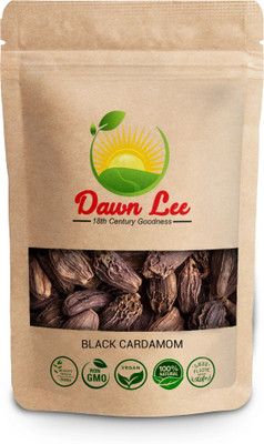 Dawn Lee Whole Black Cardamom/ Sabut Badi Elaichi Spices(50 g)
