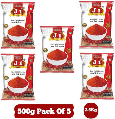 J-1 Red Chilli Powder 500g Pack Of 5(5 x 0.5 kg)