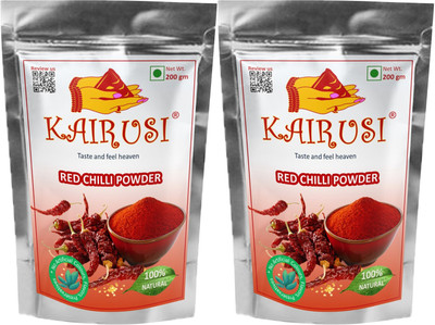KAIRUSI Red Chilli Powder Pack of 2(2 x 200 g)