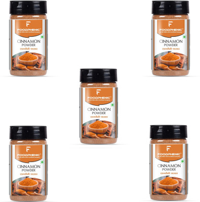 FOODPHENIC Cinnamon (Dalcheeni) Powder Shaker Jar 500gm(5 x 100 g)
