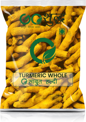 Goshudh Best Quality Turmeric Whole 400Gm (Pack Of 1) Sabut Haldi(400 g)
