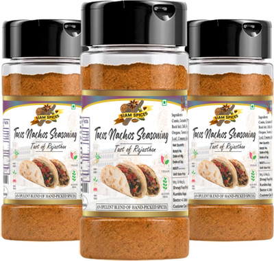 Siam Tacos Nachos Seasoning Pack of 3 | Premium Quality | Natural Aroma |(3 x 100 g)