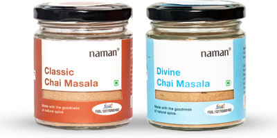 NAMAN Authentic Chai Masala Combo Classic & Divine Flavour (Pack of 2)(2 x 50 g)