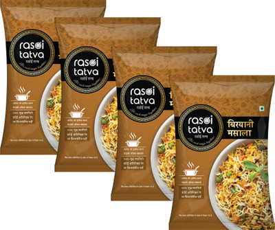 Rasoi Tatva Biriyani Masala - Blended Spices - 50 Gm Pack of 4(4 x 50 g)