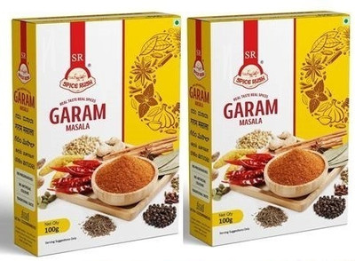 SPICE RUSH Garam Masala powder | Delicious Fresh Aromatic Masala(2 x 100 g)