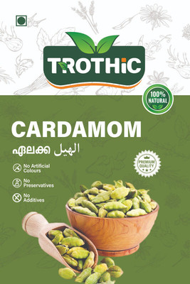 Trothic Spices Green Cardamom | Elaichi | Chhoti Elaichi | Elakkai |(50 g)