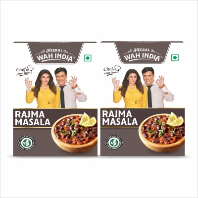 Heeral Wah India Complete Masale Rajma Masala With Natural Ingredients Spice Combo Pack- ( 2 X 50 g)(2 x 50 g)