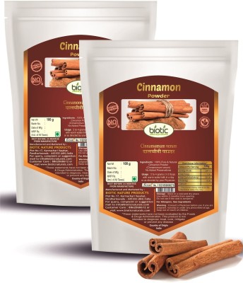 biotic Cinnamon Powder (Dalchini Powder) - 200g(2 x 100 g)