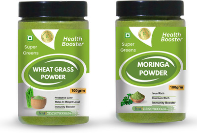 Kedars Product Moringa powder & Wheat grass powder 100 gm each(2 x 50 g)