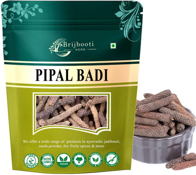 BrijBooti Long Pepper (100 Gm) | Pipal badi | Pippali | Pipali | Peepali | Piper Longum(100 g)