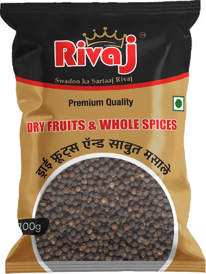 RIVAJ Black Pepper (Kali Mirch) – 100g | Bold & Fragrant Whole Spices(100 g)