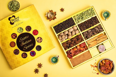 Brown tree Spice Gift Pack|Indian Spice Collection|Masala Box For Kitchen|Assorted Spices(270.5 g)