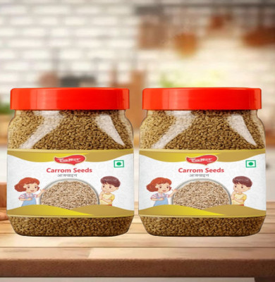 TRUEBHARAT Pure Ajwain Carom Seeds 180g (Pack of 2) – Healthy & Flavorful Spice Choice(2 x 180 g)