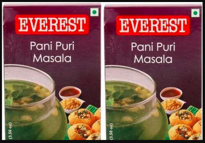 EVEREST Pani Puri Masala 100 Gram Pack f 2 ||(2 x 100 g)