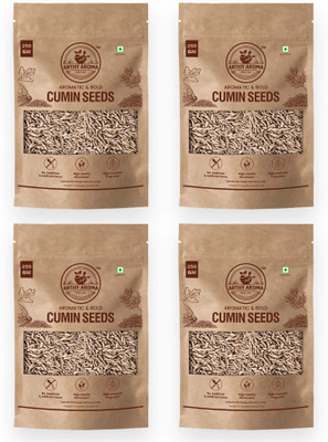 Arthy Aroma Premium Cumin Seeds 1kg| Handpicked Jeera,Bold Aroma&Intense Flavor|Pack of 1(4 x 250 g)