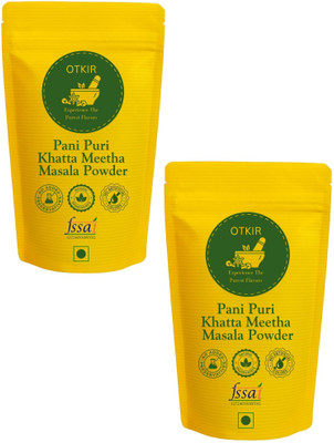 Otkir Pani Puri Khatta Meetha Masala Powder (100 Gram Pouch-Pack Of 2) No Added Colors(2 x 100 g)