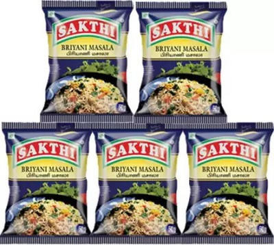 Sakthi Spices Sakthi briyani masala 50g- pack of 5(5 x 50 g)