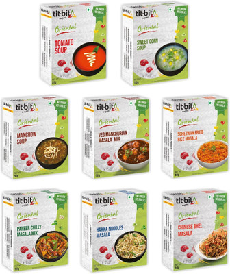 Tit-Bit Oriental Jumbo No Onion No Garlic Meal Combo(9 x 50 g)