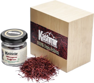 kashmir online store Original saffron/Kashmiri Kesar- Pure and High Quality Finest Saffron From Jandk-2 gram(2 g)