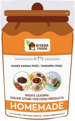 sitara foods Kandi Karam Podi Gun Paruppu Podi Homemade Andhra Style(1 kg)