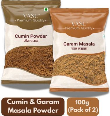 VASU Cumin Powder & Garam Masala Combo Authentic Indian Spice Blends 100g Pack of 2(2 x 100 g)