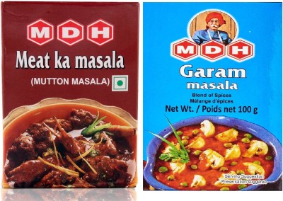 MDH MDH_MEAT MASALA & GARAM MASALA COMBO 200G (100gm*2)(2 x 100 g)