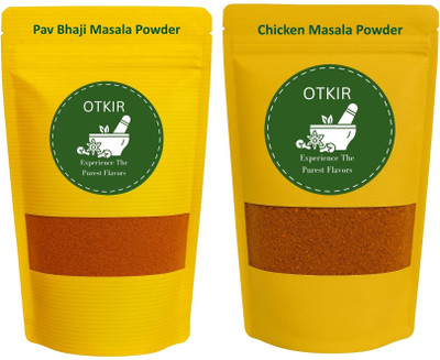 Otkir Home Made Pav Bhaji Masala And Chicken Masala Powder Combo Pack- 100 Gram Each(2 x 100 g)