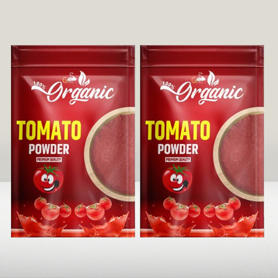 Groly Tomato Powder Combo | Sun-Dried Tomato Blend | Tangy & Natural Flavor Booster(2 x 100 g)