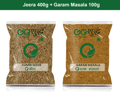 Goshudh Garam Masala 100gm & Jeera 400gm Combo Pack 500g(2 x 250 g)