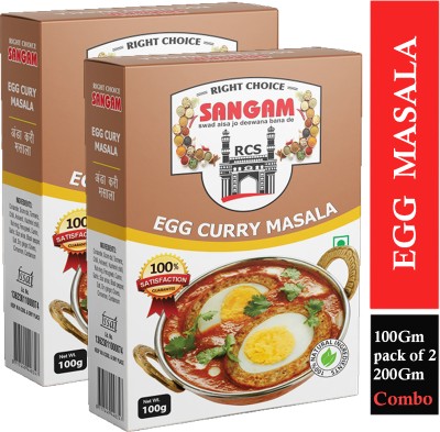 RIGHT CHOICE SANGAM Egg Curry Masala 100g | Pack of 2(2 x 100 g)