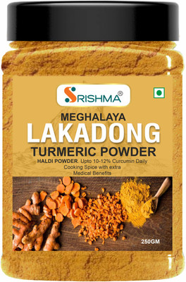 Srishma High Curcumin Certified Organic Lakadong Turmeric Powder(250 g)