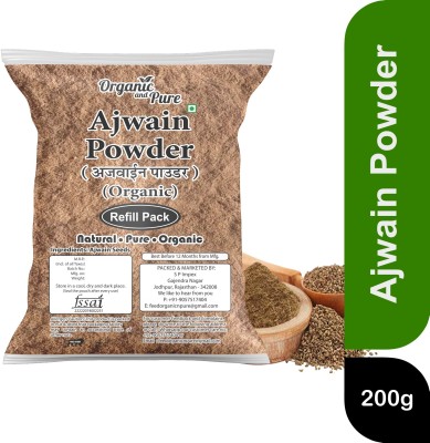 Organic and Pure Ajwain Powder Ajwain Seed Powder Carom Seed Powder Omam Powder Ajmo Powder Refi(200 g)