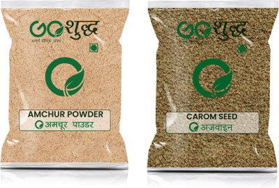 Goshudh Ajwain 100gm & Amchur Powder 100gm Combo Pack 200g(2 x 100 g)