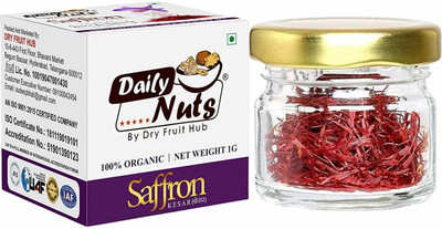 Dry Fruit Hub Saffron Original Kesar 1gm Kesor | Keshar Kashmir Zafran(1 g)