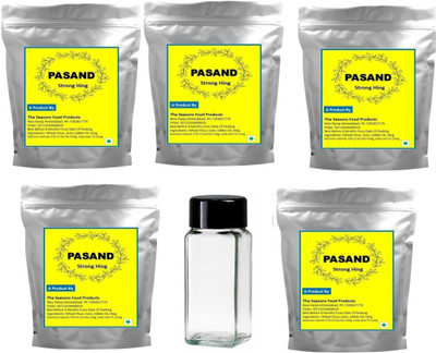 THE SEASONS FOOD PRODUCTS Pasand Hing Powder Pack of 5(Each pack 100gm) AND Get Sprinkle jar free(5 x 100 g)