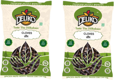 DELIKO Whole Cloves Laung Bold Aromatic Spice for Tea Curries Herbal Use 100g Pack of 2(2 x 50 g)