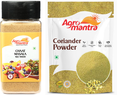 Agro Mantra Combo of Chaat Masala 100gm & Coriander Powder 200gm(300 g)