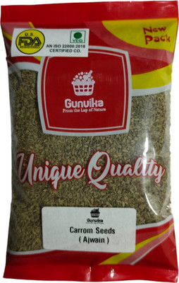 Gunvika Ajwain Seeds Fresh Whole | Carom Seed | Ajowan Seed for Eating -Carum(100 g)