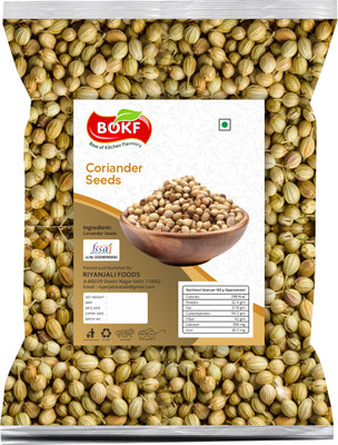 BOKF Premium Quality Coriander Seeds , Dhaniya Pack of(250 g)