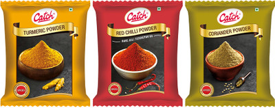 Catch Red Chilli Powder 200g + Turmeric Powder 500g + Coriander Powder 500g(1200 g)