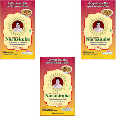 SRI KALPATHARU SON AND CULTURALS Puliyotharai Mix(3 x 200 g)
