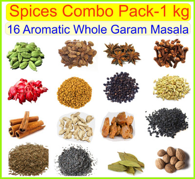 EDS 16 Aromatic Whole Spices Combination/ Garam Masala Packet- 1 kg(16 x 62.5 g)