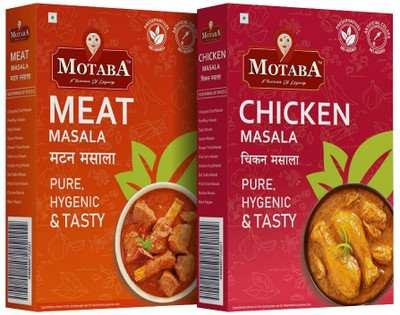 motaba masala Chicken Masala and Meat Masala Combo(Pack Of 2, 100Grams)(2 x 100 g)