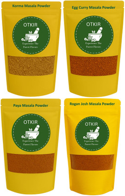 Otkir Korma Masala Egg Curry Masala Paya Masala Rogan Josh Masala Powder Combo(4 x 100 g)