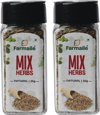 Farmaile Dried Mixed Herbs Seasoning Pack Of 2 | Pizza, Pasta | Topping or Coocking(2 x 12.5 g)