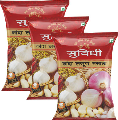 Suvidhi Kanda Lasun Masala / Onion Garlic Masala 500gm ( 1.5KG Pack of 3)(3 x 0.5 kg)
