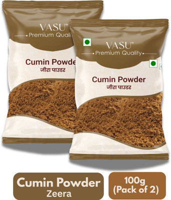 VASU Premium Cumin Powder Pure & Aromatic Jeera Powder for Cooking 100g Pack of 2(2 x 100 g)