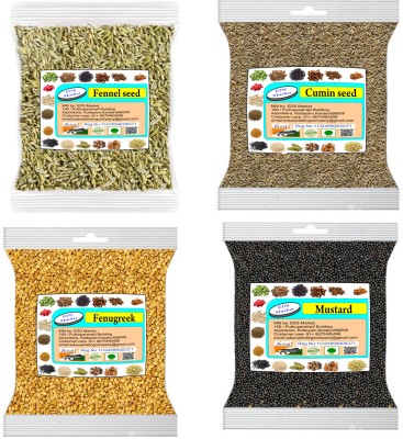 EDS Fennel, Cumin Seed, Fenugreek, Mustard(4 x 250 g)